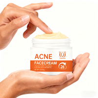 Crème réparatrice Calantha pour les taches brunes et l'acné avec AHA et Niacinamide - Hydratant éclaircissant pour tous types de peau