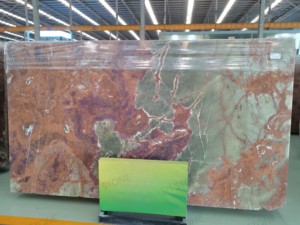 Losas de Ónix Verde Afgano Multicolor UnionStone, Ónix Translúcido Natural Retroiluminado, Mármol Verde Pakistaní Moderno Pulido para Villa - Product Image 4