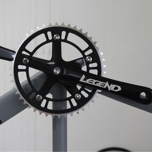 LEGEND Juego de Bielas para Bicicleta de Piñón Fijo, para Pista, Bicicleta de <span class=keywords><strong>Carretera</strong></span>, de Aleación de Aluminio, 165/170 mm, 46T - Product Image 4