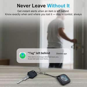 แท็กติดตามอากาศเข้ากันได้กับแอปเปิ้ลค้นหาแอปของฉัน (iOS เท่านั้น) ตัวติดตามบลูทูธและตัวระบุตำแหน่งสินค้าอัจฉริยะ - Product Image 4