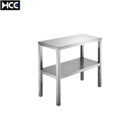 Set Perlengkapan Dapur Komersial Stainless Steel 304 316, Meja Wastafel, Rak, Pipa, Proyek, Warna Perak, Ukuran Sesuai Pesanan, Tipe Lepas Pasang