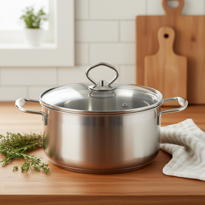 Olla para Carne Manhattan de 5.5 L y 24 Cm, Asador de Acero Inoxidable - Product Image 3