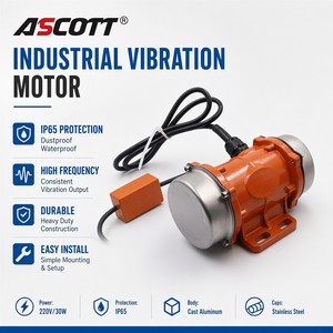 Moteur vibrateur électrique extérieur haute performance IP65 3600 tr/min, vibrateur à <span class=keywords><strong>béton</strong></span> externe monophasé, moteur vibrateur industriel - Product Image 2