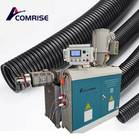 Máquina Automática de Alta Velocidad para Fabricar Tuberías Corrugadas de Pared Simple de PP PE PVC LDPE HDPE de 16-50 mm