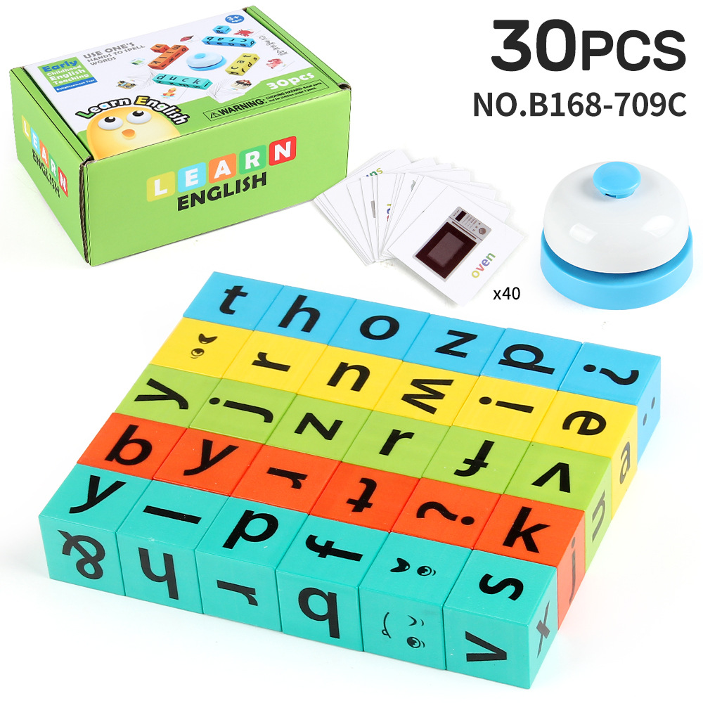 Cubo di Rubik Alfabeto Rosso 30 pezzi