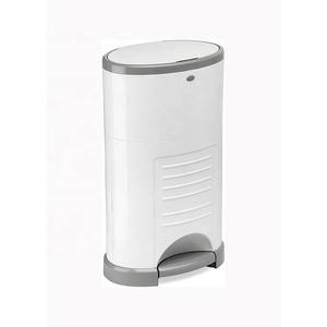 Mini Lasting Hygienic Geruchs-und Freis prec heinrich tung Baby 25L Windeln Entsorgung Pure White 6 Wochen 2 Monate Fuß pedal behälter für zu Hause - Product Image 1