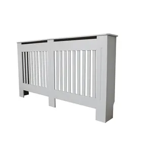 Wooden White Traditional Cover Heating Cabinet Modern Home Furniture MDF Custom Radiator Cover