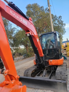 Mini-excavatrice hydraulique Kubota KX165 d'occasion bien entretenue, moteur d'origine, sans fuite d'huile, prête à travailler - Product Image 1