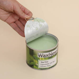 WaxNewK 400ml Bikini brasileño <span class=keywords><strong>Depilatoria</strong></span> Lata <span class=keywords><strong>en</strong></span> <span class=keywords><strong>crema</strong></span> de depilación de estaño Caliente Liposoluble Depilación Cera suave - Product Image 2