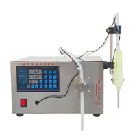 Machines de remplissage semi-automatiques à pompe magnétique de haute précision (±0,5%) pour liquides (lait, sauce soja, miel, savon liquide)
