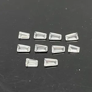 水龙头形状1.0-7.0毫米刻面切割天然松散宝石优质购买石材在线制作珠宝天然白色黄玉
