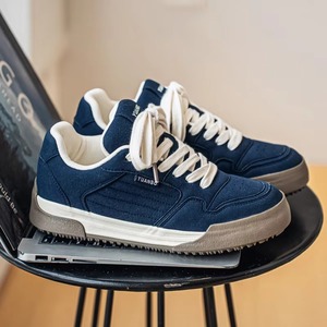 Men's Shoes Bread Shoes 2025 New Spring Autumn Bestsellers Casual Sports <b>Net</b> Cloth Lace-up Cushioning Sneakers Versatile Style - Product Image 1