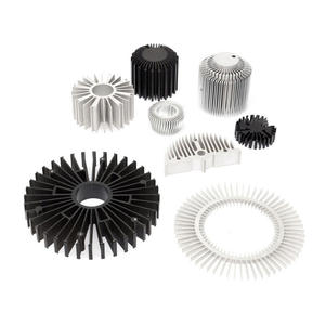 アルミニウムヒートシンク押出機6063/6061合金T3-T8温度高熱放散冷却切削溶接工業プロファイル - Product Image 1