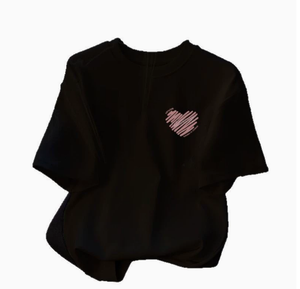 <span class=keywords><strong>Camiseta</strong></span> Casual de Manga Corta para <span class=keywords><strong>Mujer</strong></span>, Personalizable, con Bordado Técnico, Estilo Veraniego, Spandex/Algodón, Corte Regular - Product Image 5