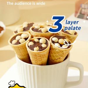 מנז 'ואפו חטיף טעים מותאם אישית 76 גר' שוקולד מאלט קקאו טעם פריך עוגיות קשות - Product Image 2