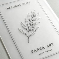 Papier vélin mat translucide léger, écologique et recyclable, impression artistique personnalisée pour insert de coffret cadeau d'entreprise de luxe