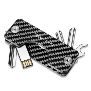 Mới Hợp kim nhôm lưu trữ chính Clip EDC Keychain <span class=keywords><strong>Key</strong></span> clip nhỏ eo ổ khóa hợp kim nhôm lưu trữ chính Hộp chìa khóa ví - Product Image 3