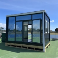 Maison conteneur modulaire démontable en panneaux sandwich d'acier pour bureau, logement portable moderne Ray-Zen