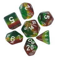 Articles promotionnels Logo personnalisé dés en résine RPG Offre Spéciale usine personnalisé acrylique polyédrique mdn jeu de dés jeu de société