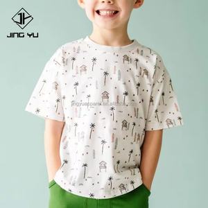 Ropa Infantil al por Mayor, Conjunto de Verano Informal de Algodón para Niños Pequeños, Camiseta y Pantalones Cortos, Conjuntos de 2 Piezas para Niños - Product Image 4