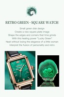 Jam Tangan Wanita Quartz Modis Terlaris Set 3-in-1, Tahan Air 3BAR Dial 29MM, Hadiah Liburan untuk Pacar Jam Tangan 6624