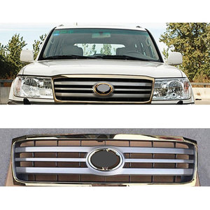 Kit de grille avant extérieure de voiture pour <span class=keywords><strong>land</strong></span> <span class=keywords><strong>cruiser</strong></span> lc100 4500 4700 fj100 1998 1999 2000 2001 2002 2003 2004 <span class=keywords><strong>2005</strong></span> 2006 2007 modifier - Product Image 1