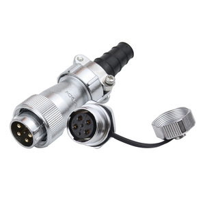 ZHQCN WS20 Reverse Mounted TY Type 12 Pin Circular Connector Female Socket Electrical Engineering Use - Product Image 1