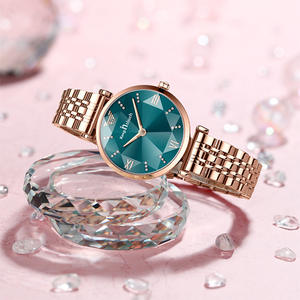 Reloj de Cuarzo para Mujer Keep Touch, Correa de Acero Inoxidable en Oro Rosa, Resistente al Agua 3 Bar, Diseño Elegante Analógico, Cristal Mineral, Cierre Plegable - Product Image 4