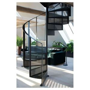 درج مستقيم بتصميم عتيق من خشب الدردار الصلب بلمسة ريفية مع درابزين من الزجاج المصقول/الفولاذ الكربوني، درج داخلي موثوق للشقق - Product Image 6
