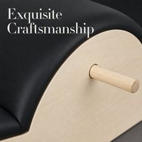Correcteur de colonne vertébrale en bois d'érable de luxe pour Pilates, Arc de Pilates avec rembourrage haute densité pour équipement d'entraînement et de rééducation en studio