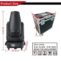 Projecteurs mobiles à faisceau trois-en-un LED RGBW autofocus 500W 600W 700W pour spectacles grand public, équipement de scène DJ DMX512, 20000 heures