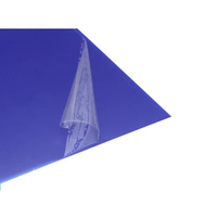 Échantillon gratuit Film de protection auto-adhésif en PE de 50 cm Résistance aux UV Anti-vieillissement pour carte PC Dureté souple Procédé de moulage par soufflage