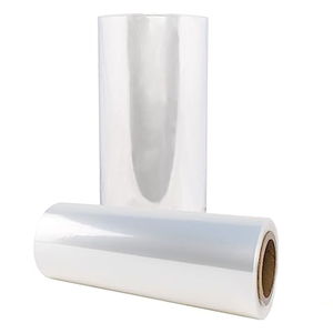 Rollo Jumbo de alta calidad, película de envoltura elástica de plástico PE, 50cm de ancho, superficie brillante, <span class=keywords><strong>Material</strong></span> BOPP/LDPE/POC, <span class=keywords><strong>PVC</strong></span> para manualidades de embalaje - Product Image 1