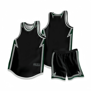 Uniforme de football américain respirant de haute qualité pour adultes, tissu en maille 100% polyester, séchage rapide, antibactérien, design bicolore - Product Image 2