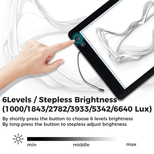 2025 vente chaude A2 LED traçage conseil acrylique luminosité réglable <span class=keywords><strong>dessin</strong></span> tablette boîte à lumière pour enfants bons outils <span class=keywords><strong>de</strong></span> <span class=keywords><strong>dessin</strong></span> - Product Image 2