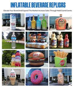 Precio al por mayor de fábrica, globo inflable de fruta de plátano, <span class=keywords><strong>modelo</strong></span> de personaje de dibujos animados de melón para fiesta de verano - Product Image 5