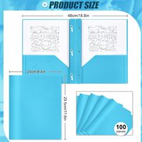 Prix d'usine, classeur à 3 anneaux, dossier de documents, logo personnalisé, dossiers de poche pour les enseignants et les étudiants, fournitures de bureau