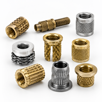 Insert Knurled Flanged Threaded Nut Komposit Tekan untuk Panel Fiberglass FRP Kustom OEM