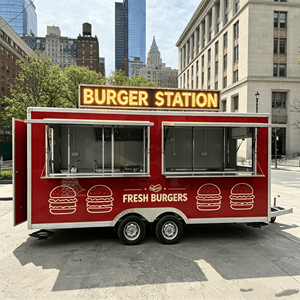 Remorque alimentaire mobile à double essieu, petite remorque alimentaire, camion de restauration commercial, équipement de cuisine, remorques de concession - Product Image 6