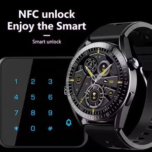 Montre intelligente BT compatible NFC surveillance sportive podomètre de fréquence cardiaque <span class=keywords><strong>lecteur</strong></span> d'oxygène de pression artérielle étanche électronique grand public - Product Image 5