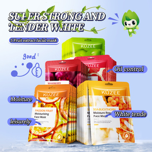 Soin de la peau <span class=keywords><strong>bio</strong></span> personnalisé Spa <span class=keywords><strong>hydratant</strong></span> éclaircissant réparation apaisant <span class=keywords><strong>masque</strong></span> en feuille de <span class=keywords><strong>visage</strong></span> aux fruits - Product Image 4