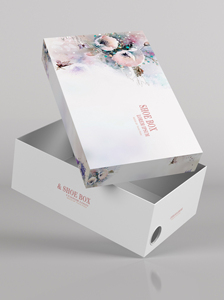 Caja de zapatos personalizada, versión pública, logotipo de moda, caja de zapatos de media cubierta, impresión creativa en color, suministro directo de fábrica - Product Image 6