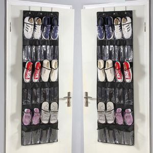 Oferta Especial: Organizador Colgante Transparente de 24 Compartimentos para Puerta, Diseño Plegable Funcional de Acero Inoxidable - Product Image 5