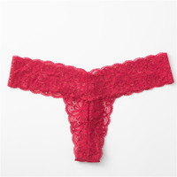 Lencería transparente Bikini Ropa interior de mujer Bragas de mujer Tanga sexy Estilo japonés G String Encaje T-back Bragas transparentes