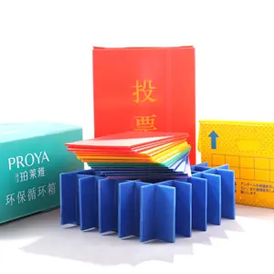 Direktverkauf ab Werk kundenspezifische Größe 2 mm 3 mm 4 mm 5 mm 6 mm 7 mm 8 mm Warenlager recycelbare langlebige Logistik-Umschlagbox