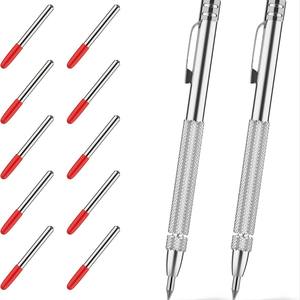 Stylo de marquage magnétique professionnel à pointe en acier au tungstène remplaçable pour la céramique, le verre, le marbre, le marquage des alliages - Product Image 1