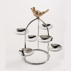 Soporte Redondo Creativo de Estilo Europeo para Pastel de Té de la Tarde, Soporte de Exhibición para Aperitivos, Soporte para Exhibición de Macarons para Hoteles - Product Image 1