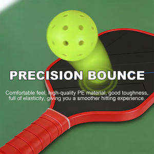 Мячи для пиклбола JH с высокой видимостью, ветроустойчивые, с 40 отверстиями, оптовая поставка, соответствуют стандартам USAPA, изготовленные методом ротационного формования, варианты с 40 отверстиями - Product Image 3