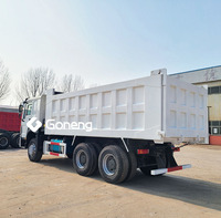 Camion howo d'occasion d'origine 10 roues camion à benne basculante sinotruck 18m3 15m3 20cbm capacité de chargement