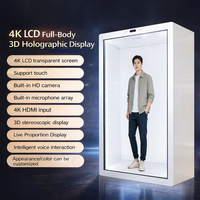 Pantallas LCD Transparentes 3D para Interiores con Sistema Android, Señalización Digital, Compatibles con Interacción Física-Virtual, Habilitadas para SDK, OEM